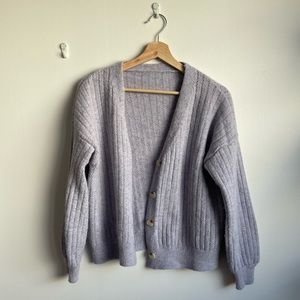 Light purple cardigan